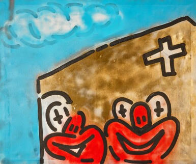 View full screen - View 1 of Lot 72. Bobo n Jarrad Go To Church.