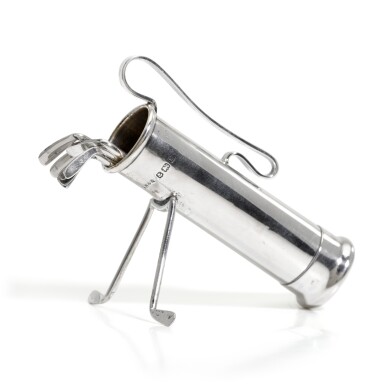 View full screen - View 1 of Lot 55. A rare set of novelty silver golf cocktail sticks, John Nowill & Sons, Birmingham 1928.