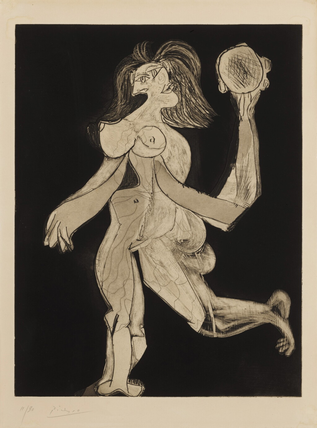 View full screen - View 1 of Lot 173. La Femme au tambourin.
