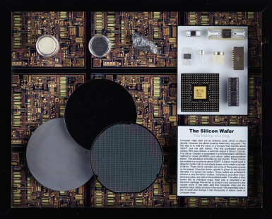 View full screen - View 1 of Lot 43. A COLLECTION OF FRAMED MICROCHIPS.