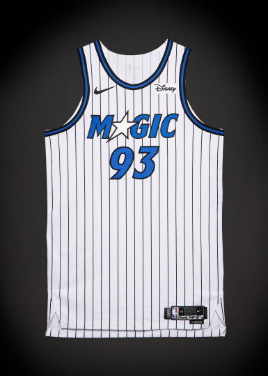 View full screen - View 1 of Lot 52. Noah Penda ‘Rookie Debut’ Orlando Magic 2025-2026 Game Worn Association Edition Jersey.