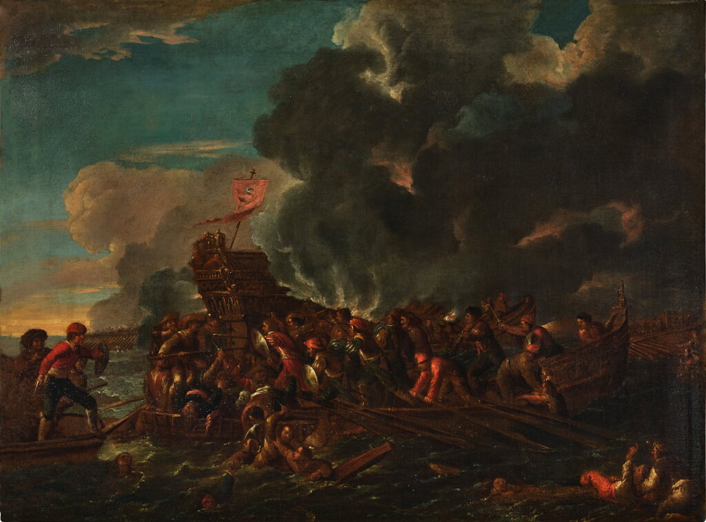 View full screen - View 1 of Lot 109. The Battle of Preveza.