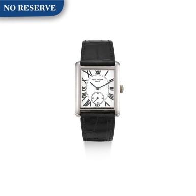 View full screen - View 1 of Lot 614. PATEK PHILIPPE | GONDOLO, REFERENCE 5014, A WHITE GOLD WRISTWATCH, CIRCA 1998.