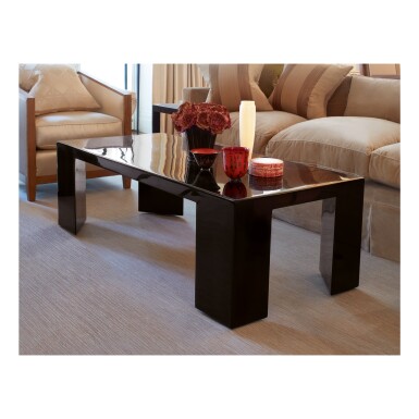 View full screen - View 1 of Lot 107. JEAN DUNAND | LOW TABLE.