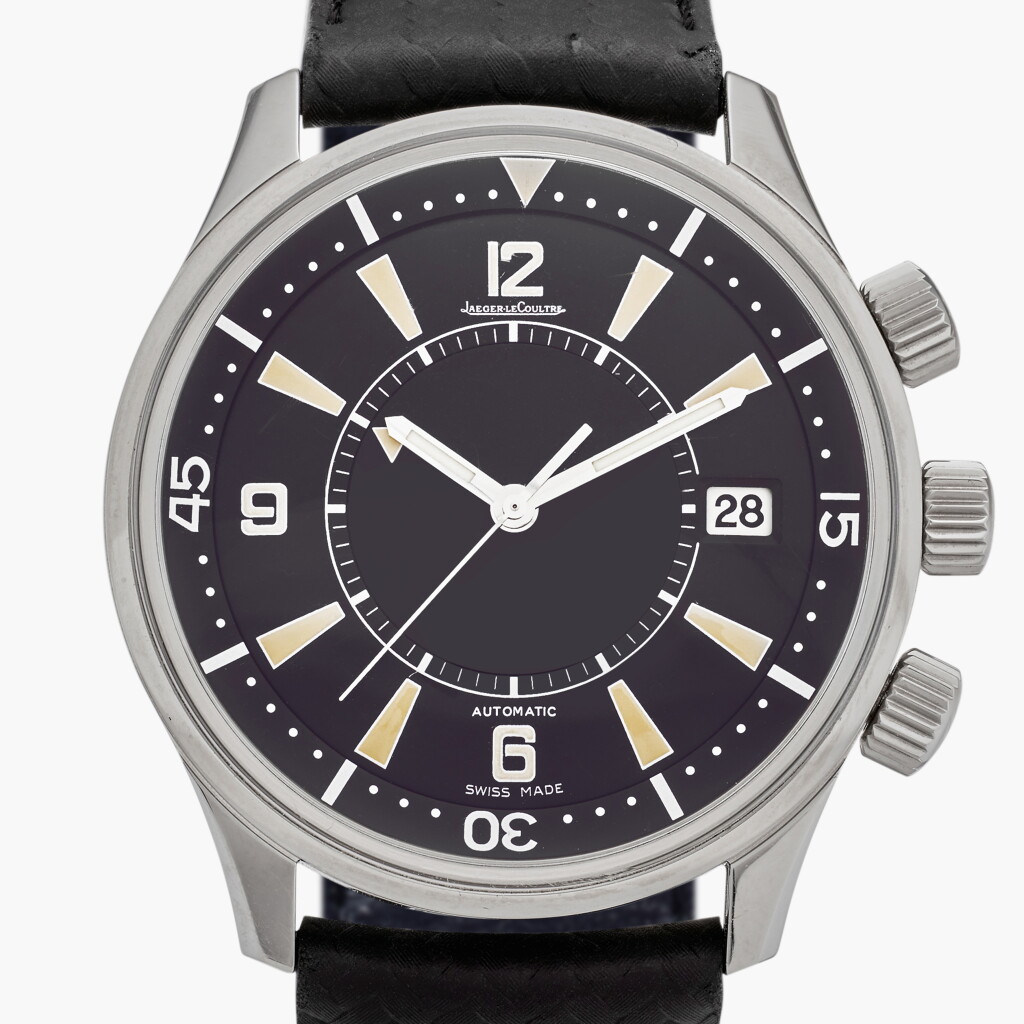 View full screen - View 1 of Lot 652. Reference 190.8.96 Master Compressor Memovox Polaris | A limited edition stainless steel automatic wristwatch with date and alarm, Circa 2010.