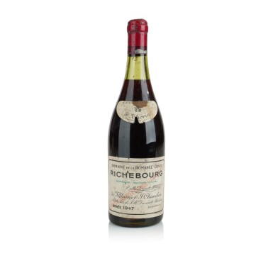 View full screen - View 1 of Lot 13. Richebourg 1947, Domaine de la Romanée-Conti, Côte de Nuits, Grand Cru (1 BT75).