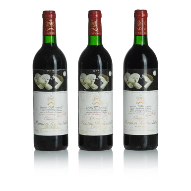 View full screen - View 1 of Lot 215. Château Mouton Rothschild 1986 (6 BT).