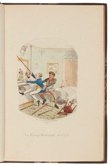 View full screen - View 1 of Lot 41. Dickens, The Strange Gentleman, 1871, facsimile of the 1837 edition.