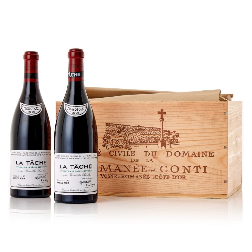 View full screen - View 1 of Lot 1008. La Tâche 2009 Domaine de la Romanée-Conti (6 BT).