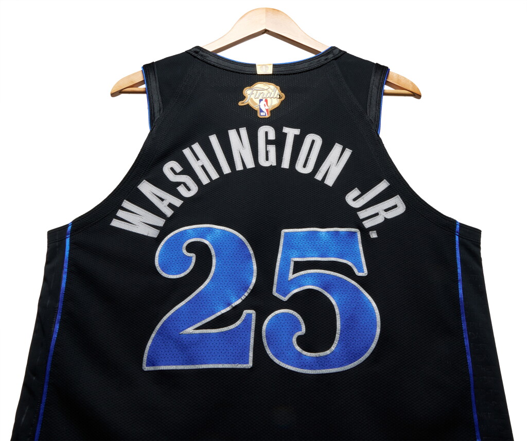 View full screen - View 1 of Lot 18. P.J. Washington ‘Finals Debut’ Dallas Mavericks 2024 NBA Finals Game 1 Game Worn City Edition Jersey.