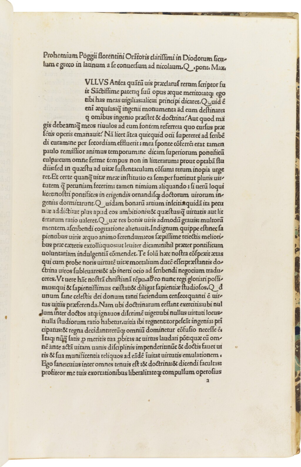 View full screen - View 1 of Lot 92. Diodorus Siculus, Bibliotheca, Venice, 1481, later half vellum.