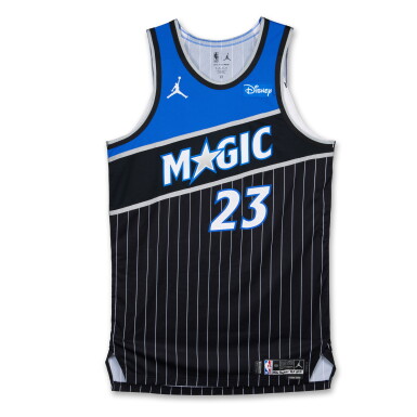 View full screen - View 1 of Lot 63. Tristan da Silva Orlando Magic 2026 NBA Playoffs Eastern Conference Round 1 Game Worn Statement Edition Jersey | Game 1 .