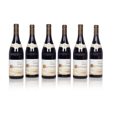 View full screen - View 1 of Lot 547. Ermitage Rouge, Ex Voto 2006 Guigal (12 BT).