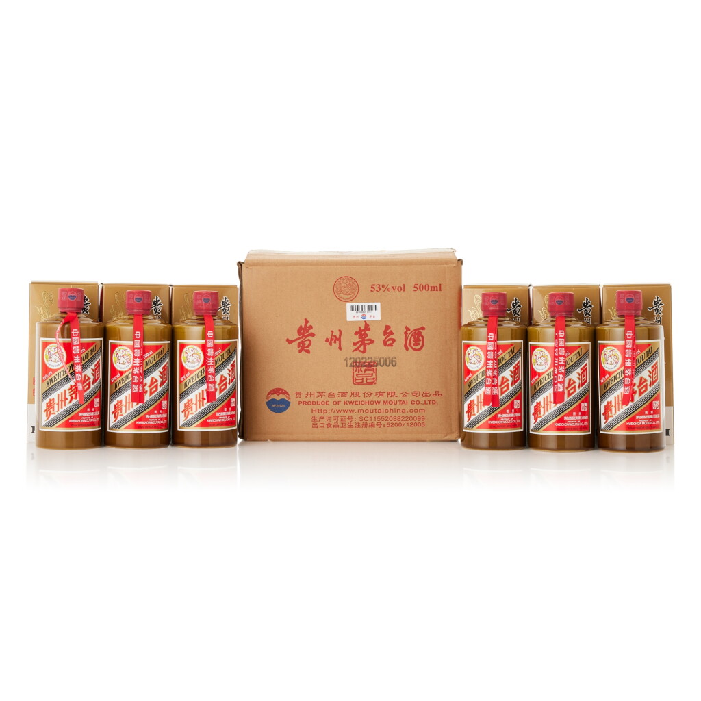 View full screen - View 1 of Lot 9846. 2023年產 貴州精品茅台酒(原箱) Kweichow Flying Fairy Moutai Jingpin 2023 (6 BT50).