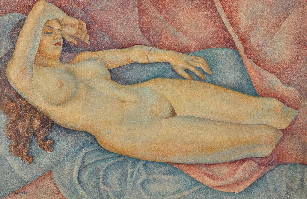 View full screen - View 1 of Lot 69. Reclining Nude.