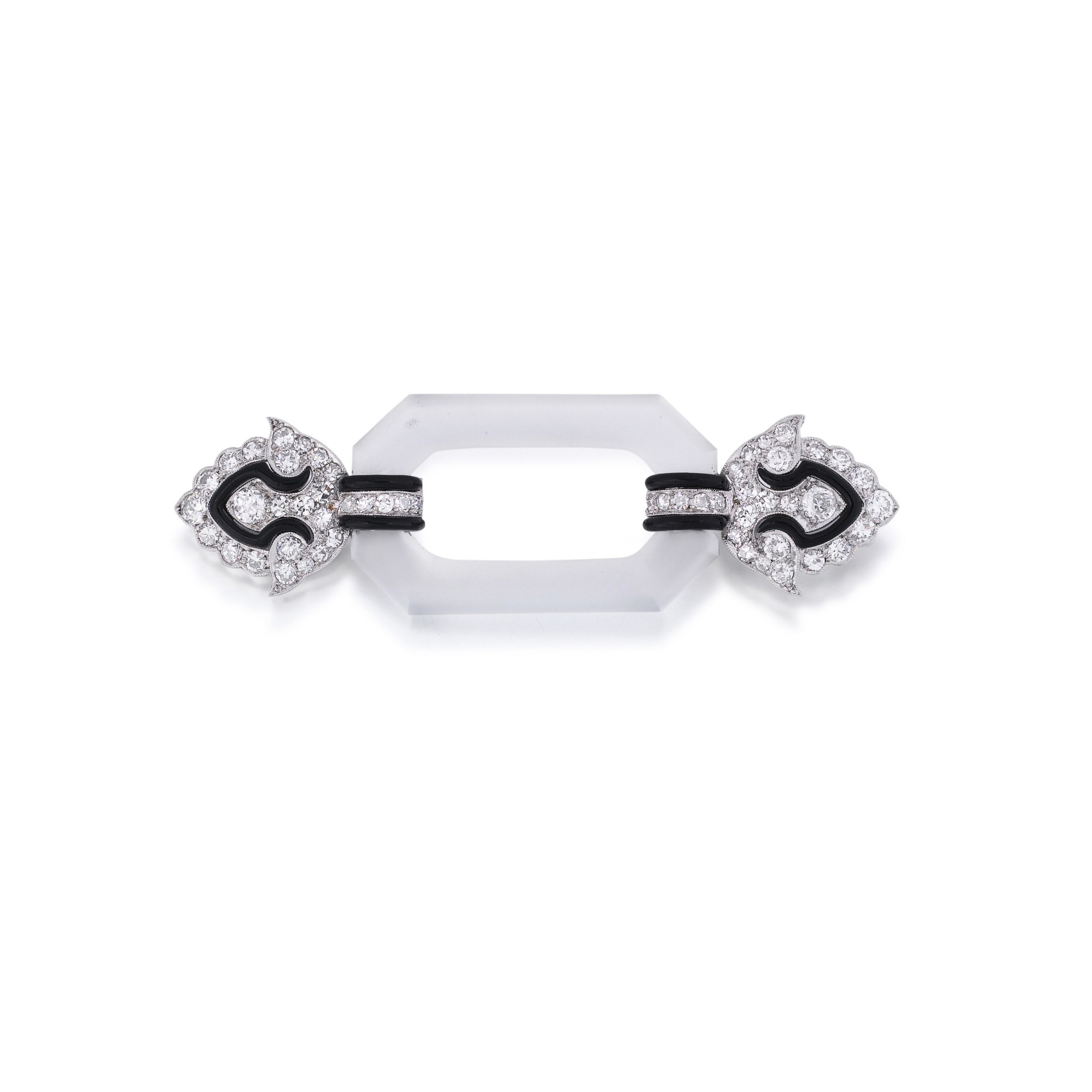AVON - Large Plaqué or - Broche - Émail et Cristaux - Style AVON - Large Plaqué or - Broche - Émail et Cristaux - Style