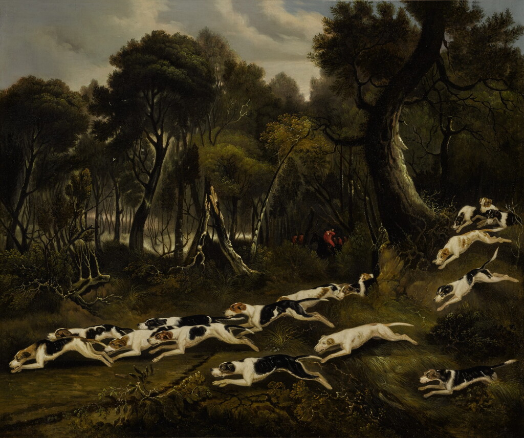View full screen - View 1 of Lot 43. RICHARD BARRETT DAVIS | THE BELVOIR HOUNDS.