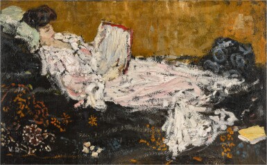 View full screen - View 1 of Lot 434. Le Peignoir rose.