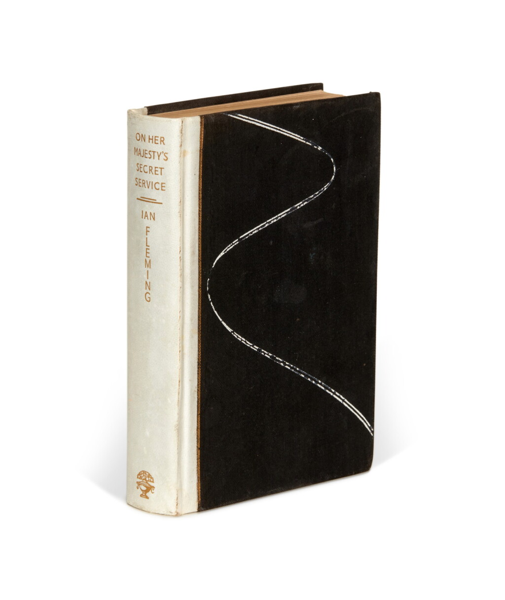 View full screen - View 1 of Lot 111. Ian Fleming | On Her Majesty's Secret Service, 1963, one of 250 copies, together with window display photograph.