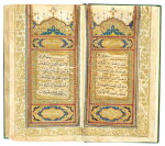 An illuminated Qur'an, copied by Muhammad Rafi' ibn Fathallah, Persia, Safavid, dated 1098 AH/1686-87 AD