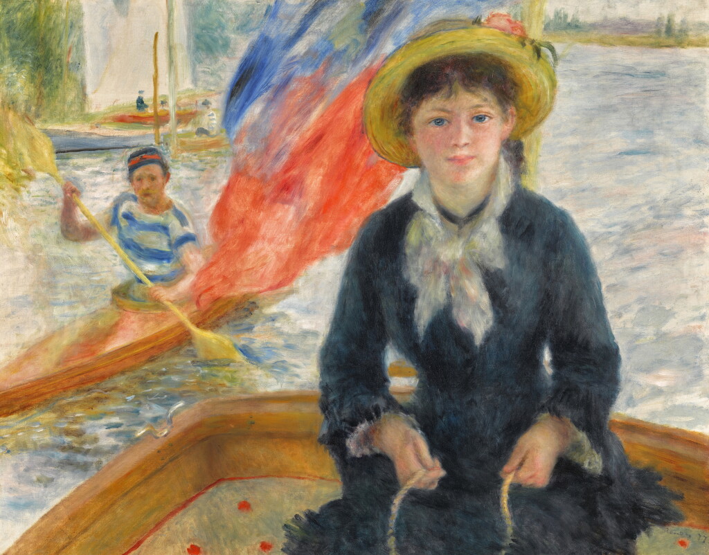 View full screen - View of En Canot (Jeune fille à la barque).