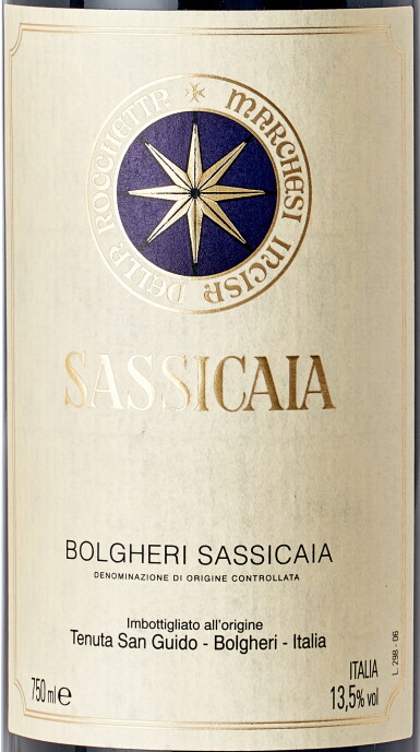 View full screen - View 1 of Lot 9170. Sassicaia "Vertical" (4 BT).