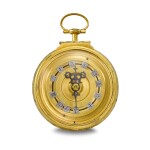 A very rare gilt-metal clock watch with jade bell made for the Japanese market circa 1750, no. 4540