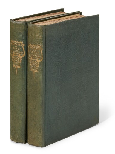 View full screen - View 1 of Lot 9. Dickens, Sketches by Boz, 1836, second edition with additional preface.