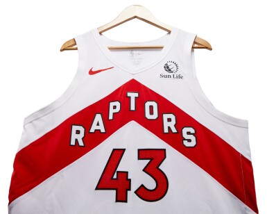 View full screen - View 1 of Lot 109. Pascal Siakam Toronto Raptors 2023-2024 Game Worn Association Edition Jersey.