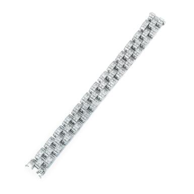 View full screen - View 1 of Lot 180. Diamond bracelet.