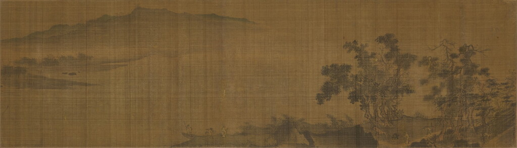 View full screen - View 1 of Lot 2538. Attributed to Ma Yuan 馬遠(款) | Scholar Waiting for Ferry 野川待渡圖.