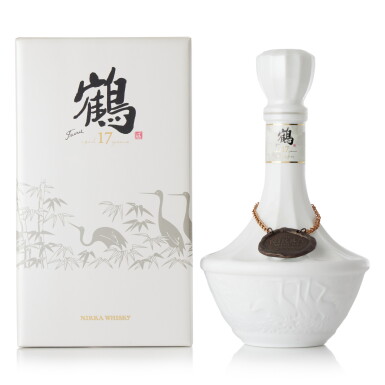 View full screen - View 1 of Lot 6308. 鶴 Nikka Tsuru 17 Year Old Ceramic Decanter 43.0 abv NV (1 BT70).