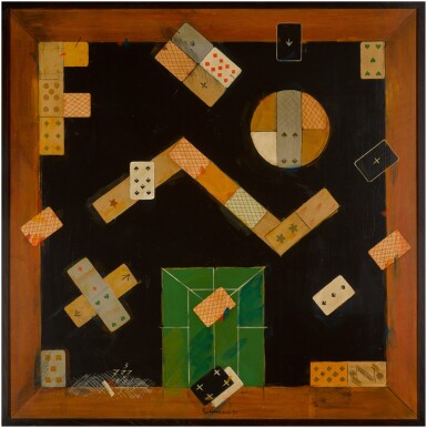 View full screen - View 1 of Lot 351. Still Life with Cards.