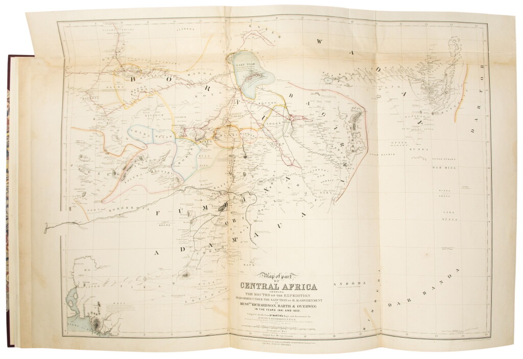 View full screen - View 1 of Lot 45. Petermann, Augustus | Barth's famed expedition to the Sudan.