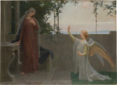 View full screen - View 1 of Lot 618. The Annunciation.