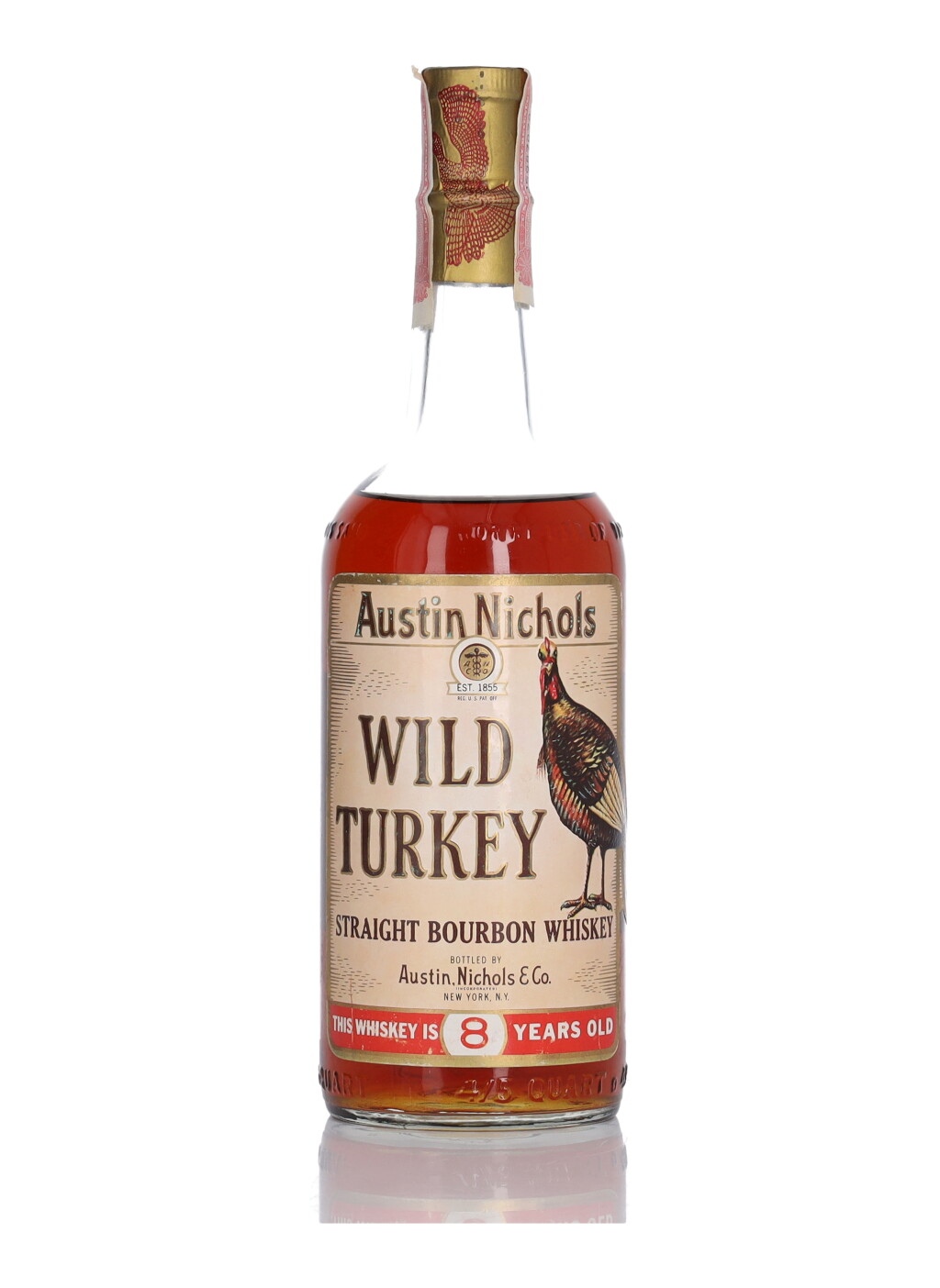View full screen - View 1 of Lot 338. Wild Turkey 8 Year Old 101 Proof NV (1 Bottle 4/5 Quart).