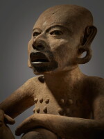 Large Veracruz Seated Youth, Remojadas, Classic, circa AD 450 - 650