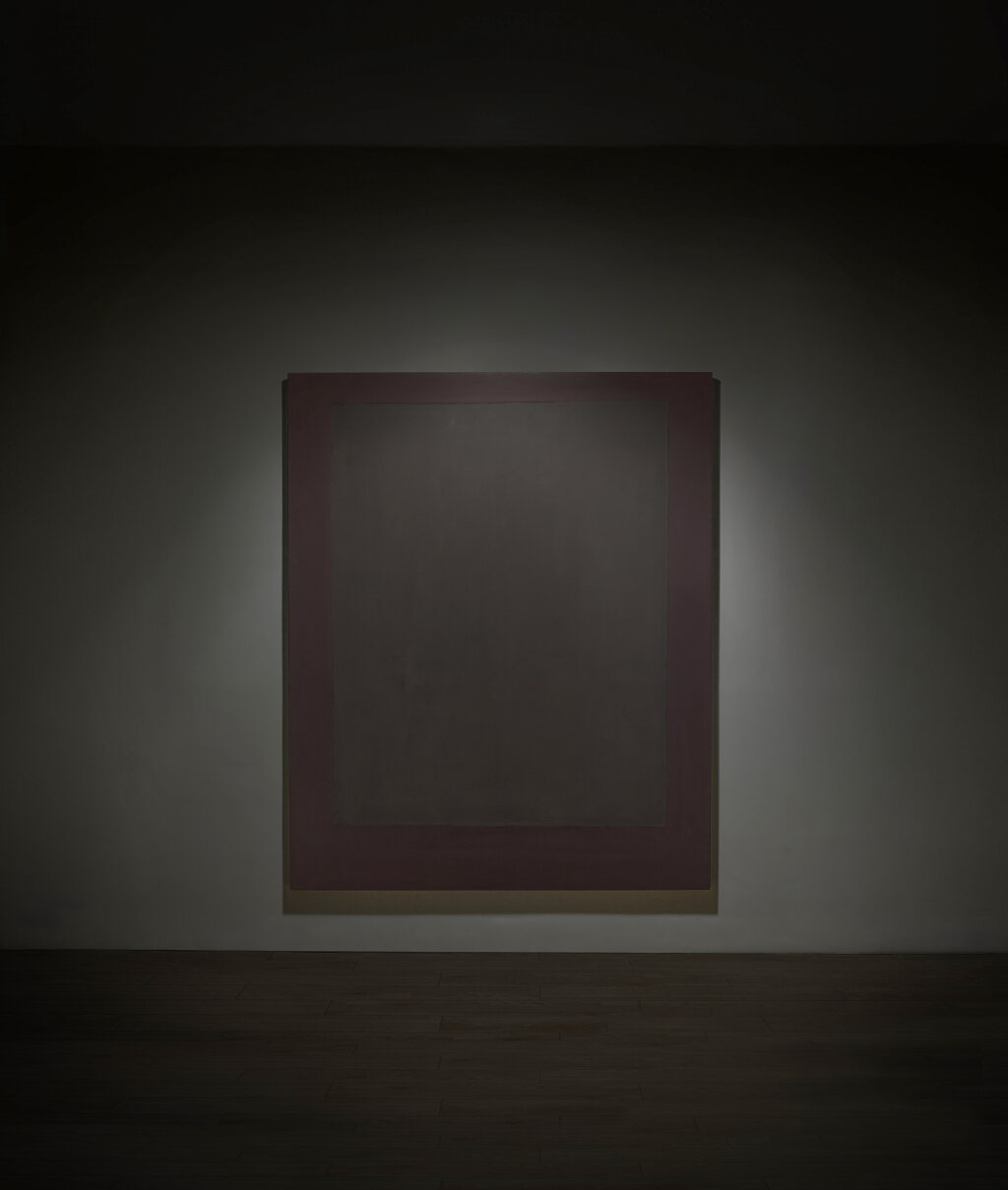 View full screen - View 1 of Lot 112. Mark Rothko 馬克 · 羅斯科 | Untitled (Plum and Dark Brown) 無題(洋李色及深棕色).