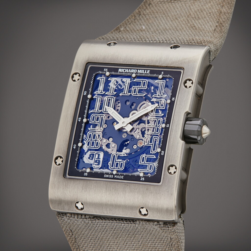 View full screen - View 1 of Lot 118. RM016 AH Ti | A titanium skeletonised wristwatch with date, Circa 2010 | The Hammer Collection.