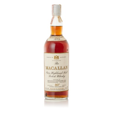 View full screen - View 1 of Lot 9308. The Macallan Campbell Hope & King 80 Proof 1959 (1 BT75).