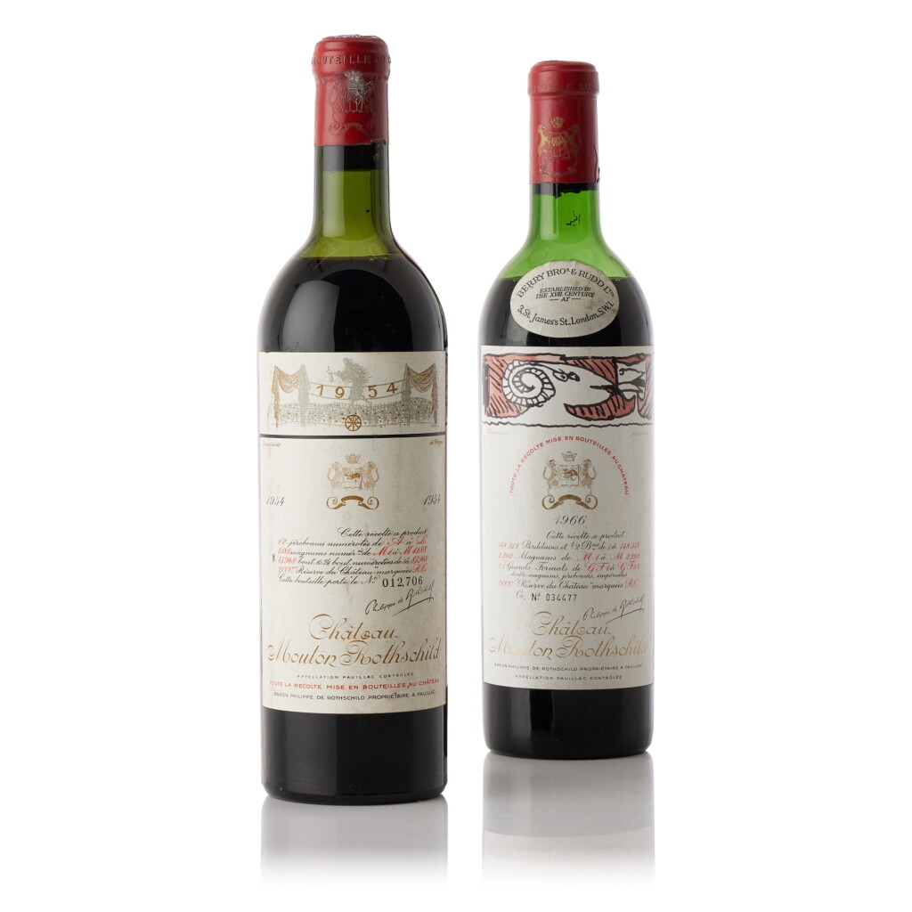 View full screen - View 1 of Lot 6005. Château Mouton Rothschild 1966 (1 BT).