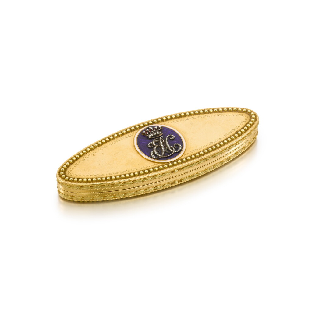 View full screen - View 1 of Lot 16. A two-coloured gold toothpick case, Christopher Binger, London, 1791.