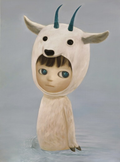 View full screen - View 1 of Lot 139. Mountain Goat Boy 山羊男孩.