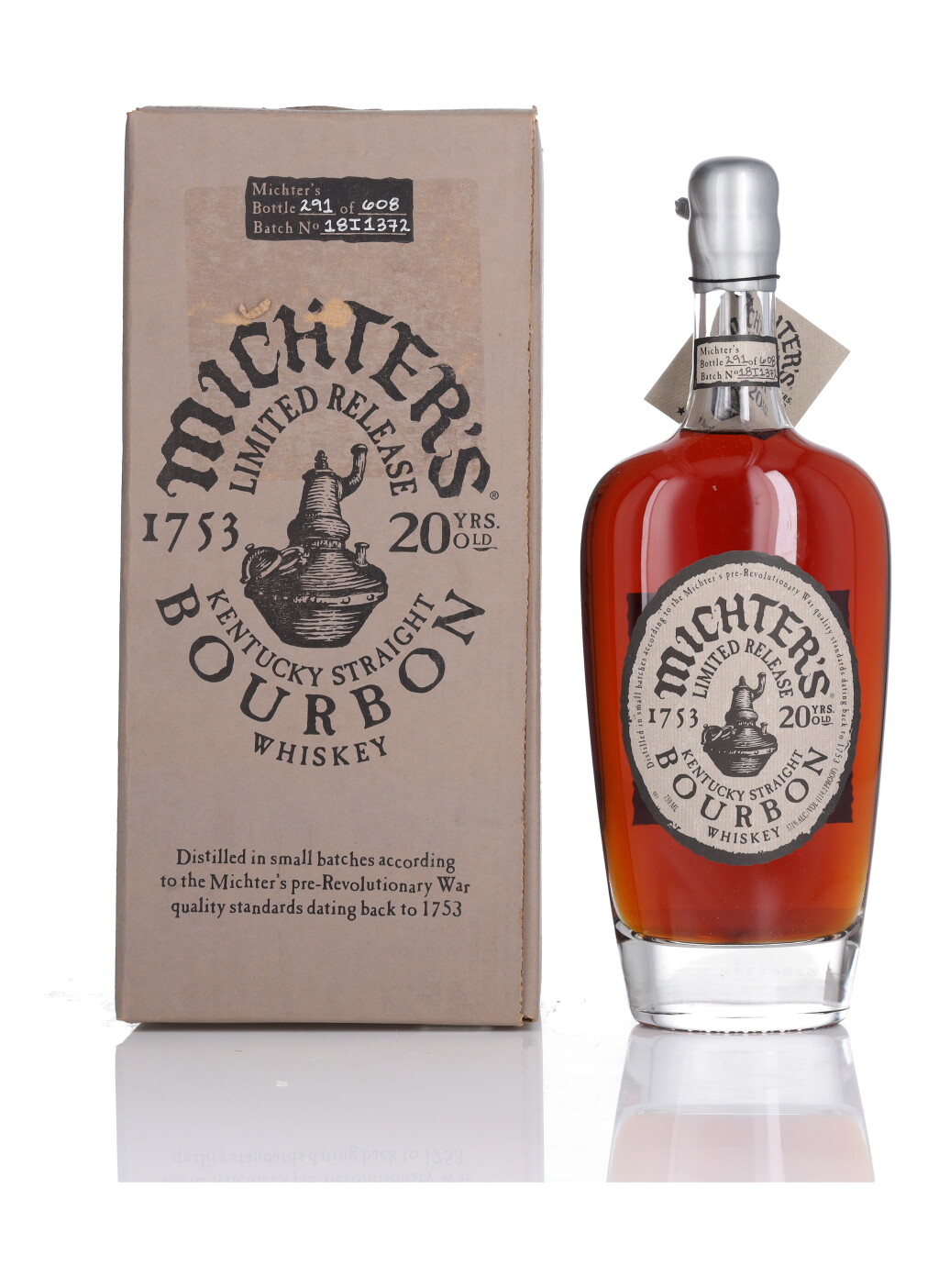 View full screen - View 1 of Lot 328. Michter's Small Batch Bourbon 20 Year Old 114.2 Proof NV (1 BT 75cl).