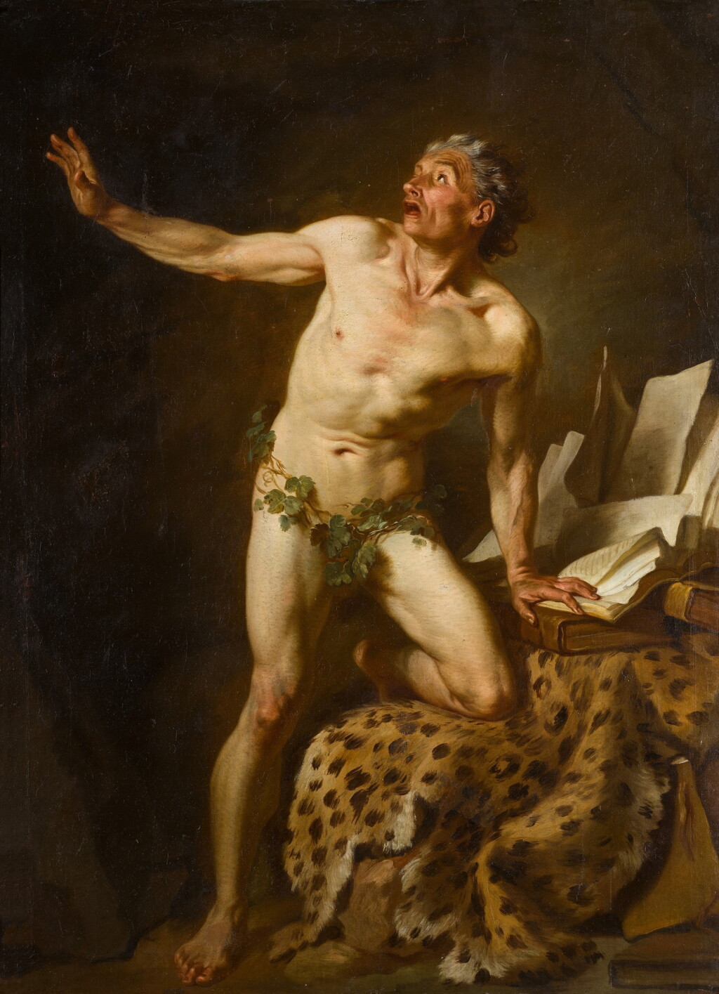 View full screen - View 1 of Lot 120. Study for Saint Jerome.