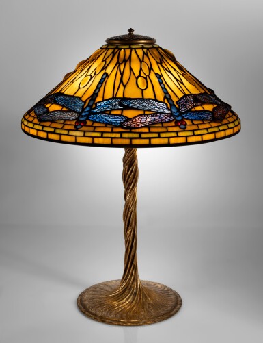 View full screen - View 1 of Lot 249. "Dragonfly" Table Lamp.