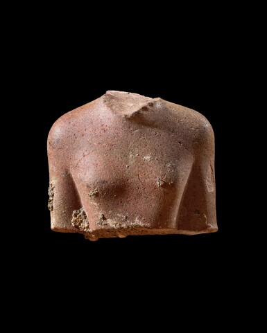 View full screen - View 1 of Lot 129. An Egyptian Peridotite Torso of a Man, Ptolemaic Period, 305-30 B.C..