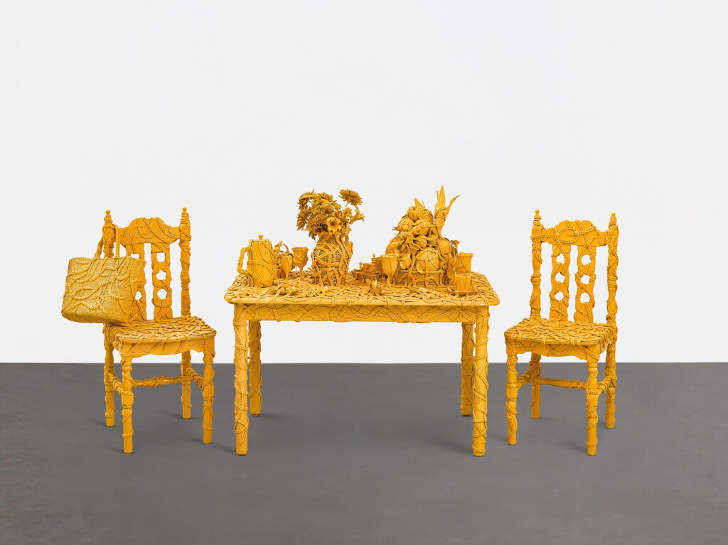 View full screen - View 1 of Lot 342. Yayoi Kusama 草間彌生 | Self-Obliteration 自己消滅.