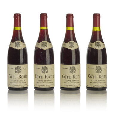 View full screen - View 1 of Lot 292. Côte Rôtie, Côte Blonde 1990 René Rostaing (12 BT).