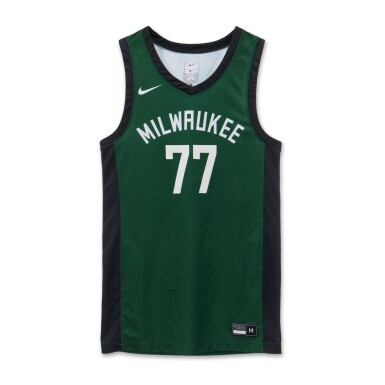View full screen - View 1 of Lot 11. AJ Johnson Milwaukee Bucks 2024 Summer League Game Worn Jersey | NBA 2K25 Summer League Debut .